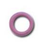2x12mm Silicone ring, mat violet 023